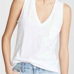 NWT Madewell sleeveless white top